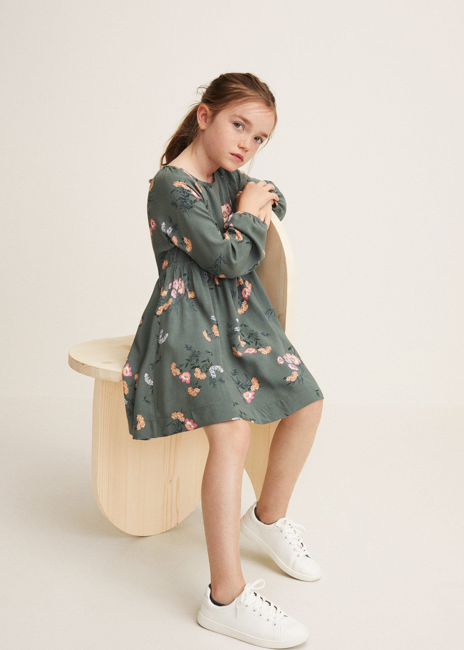 Stripe textured dress