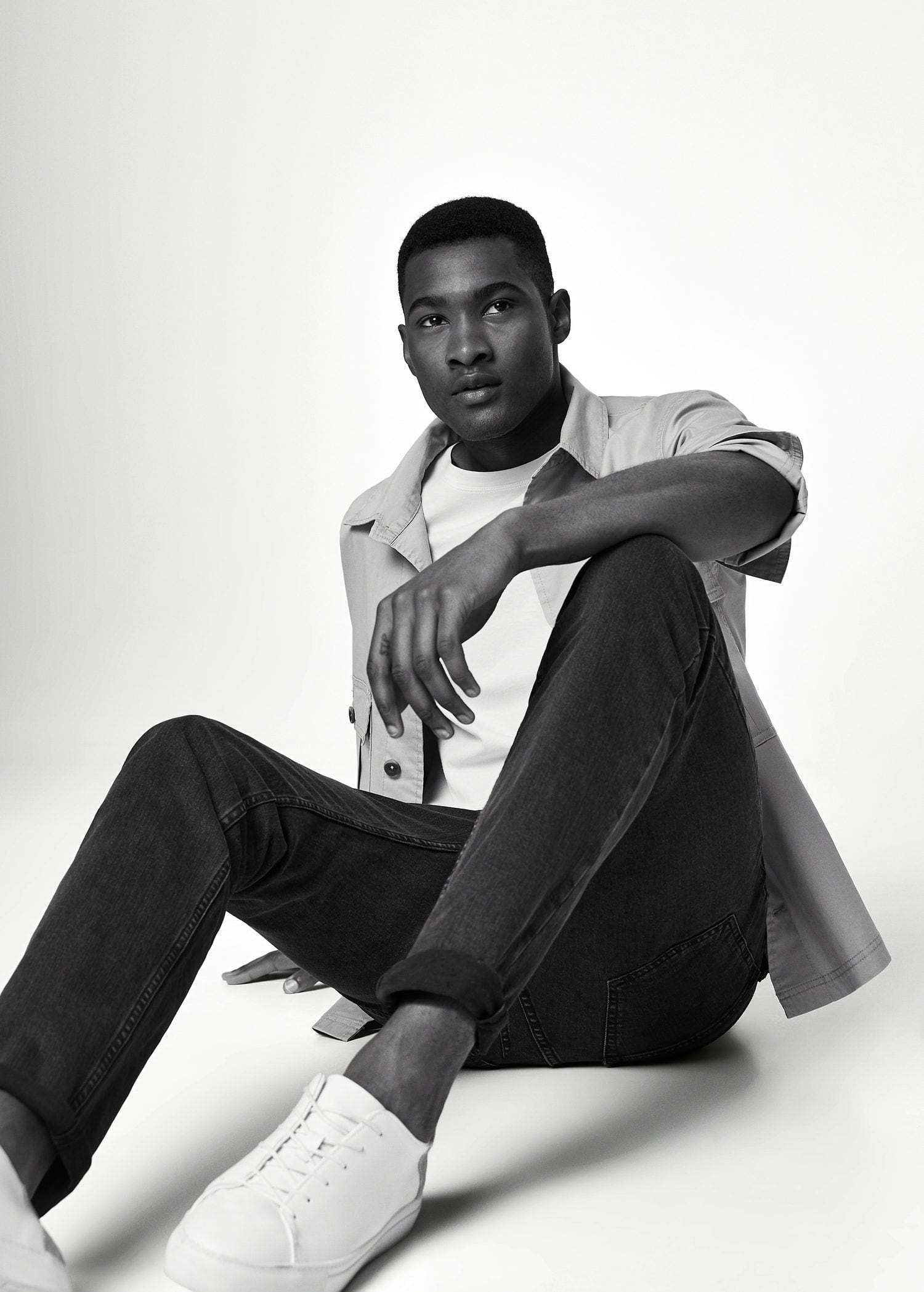 Slim-fit light wash Jan jeans